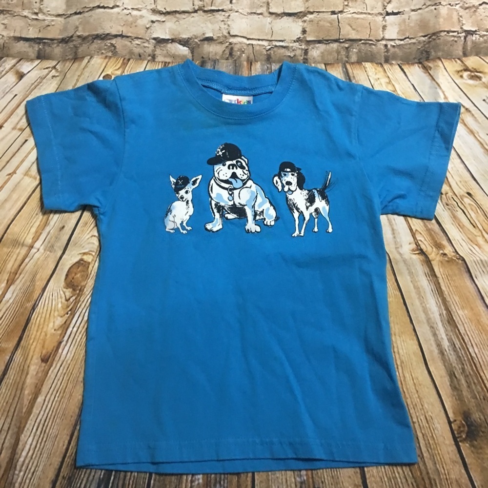 CWD Kids Boys Blue Puppy Dog T Shirt